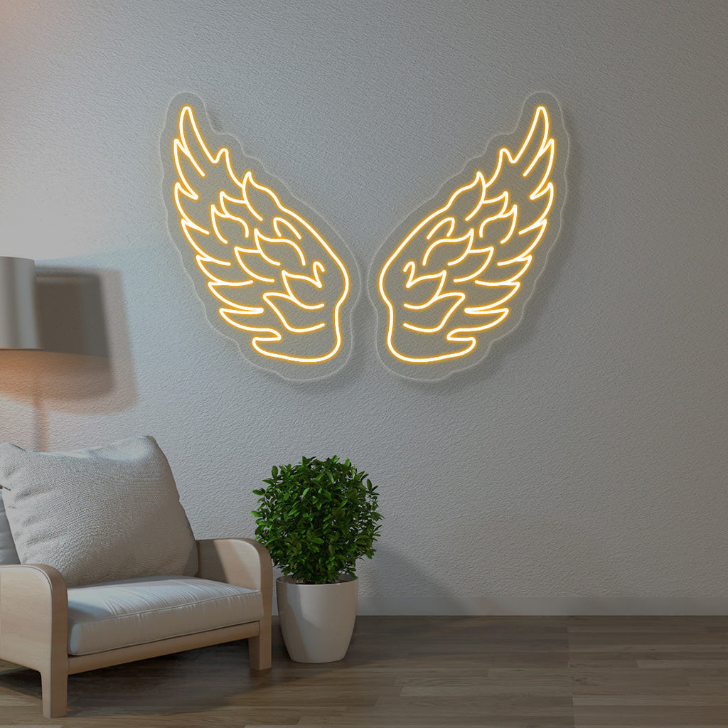 Angel Wings Neon Sign