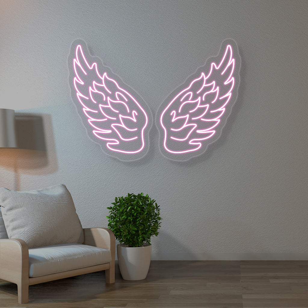 Angel Wings Neon Sign