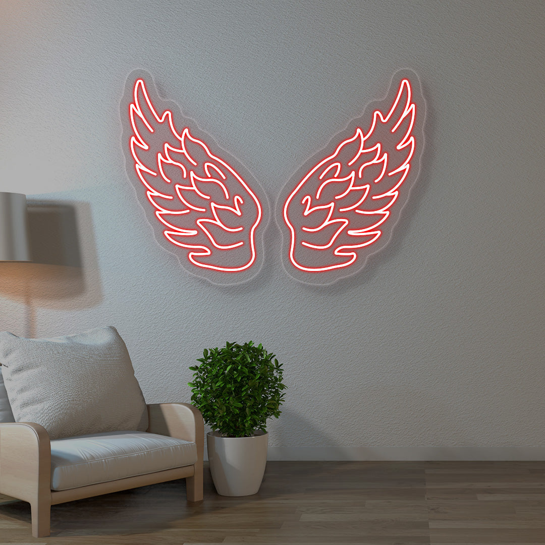 Angel Wings Neon Sign