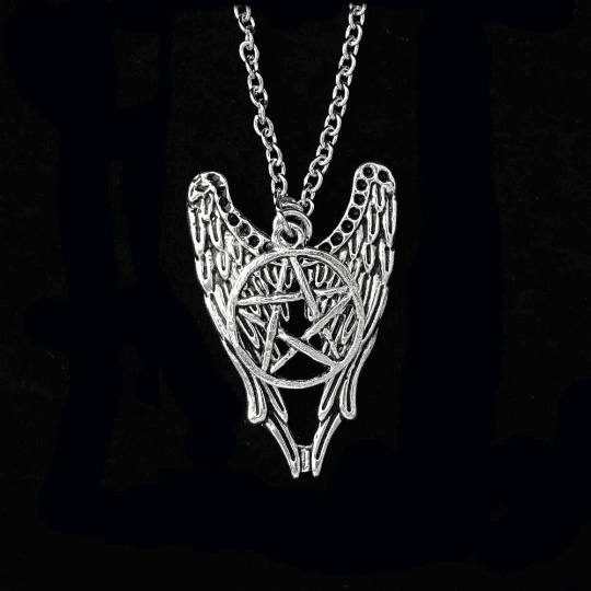 Winged pentagram Necklace - 