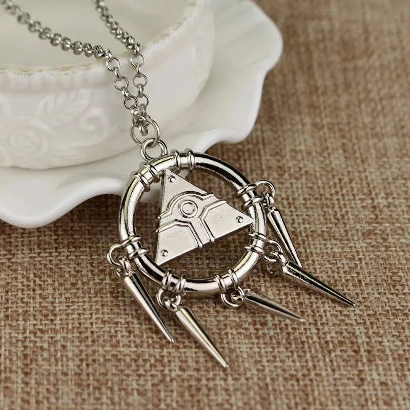 Anime Yu-Gi-Oh Necklace Yugi Muto Millennium Puzzle Millennium Ring Necklace for Fans Jewelry Gift