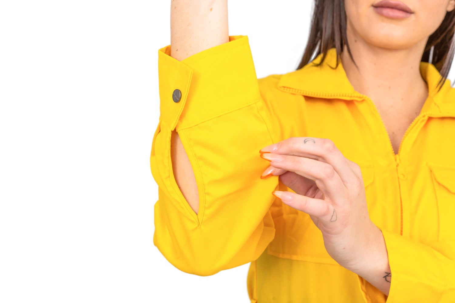 April O' Neil Yellow Ladies Costume Jumpsuit