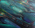 Fantasy wall art, canvas print, magical forest, fantasy landscape art, ready to hang wall art - 10x20 Inches / Gallery Wrap Canvas - Ready To Hang