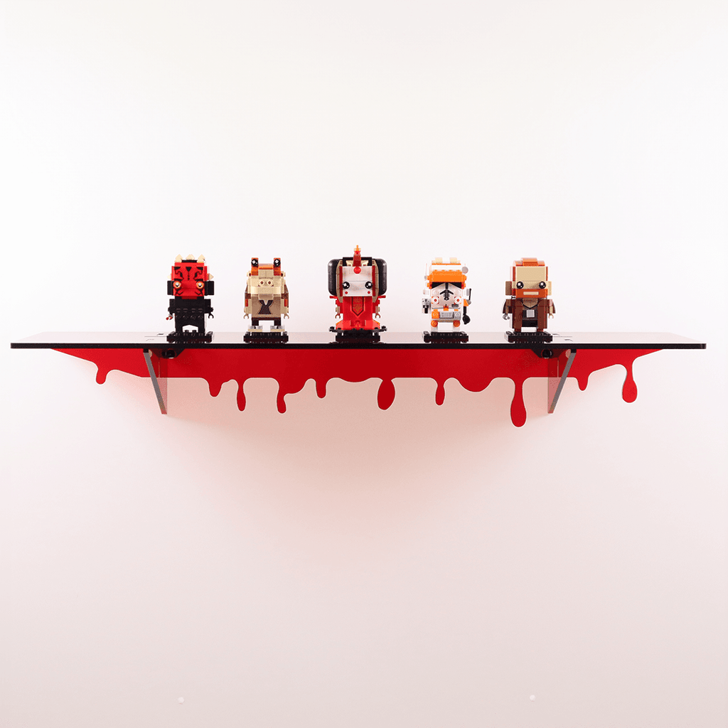 Acrylic Drip Shelf - Red