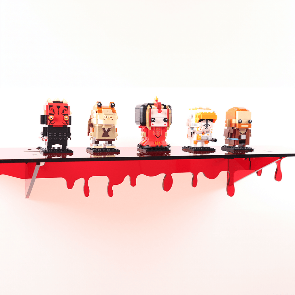 Acrylic Drip Shelf - Red
