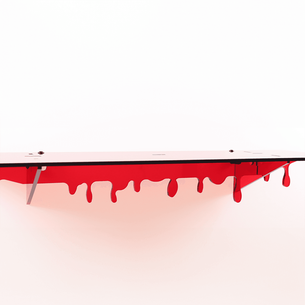 Acrylic Drip Shelf - Red