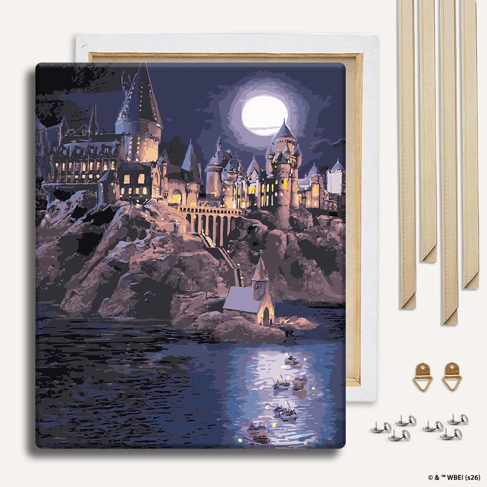 Boats To Hogwarts - Paint By Numbers Kit