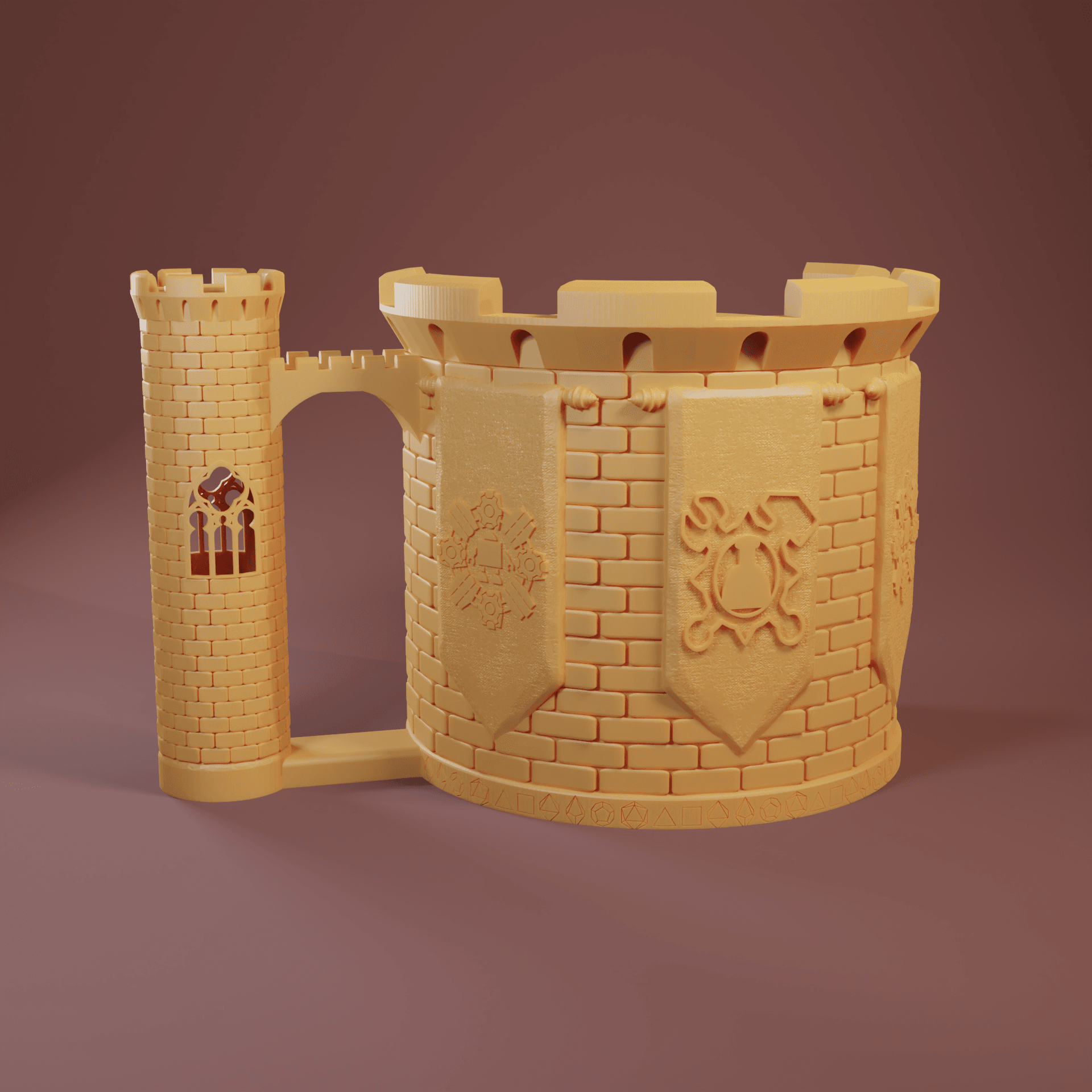 Artificer Mug & Dice Tower - Tier 1 / Included