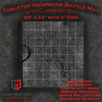 Ashen Wastelands - Neoprene Battle Mat - Warhammer, AoS, 40K, Kill Team, MCP, Shatterpoint, Legion, Deadzone, More - 