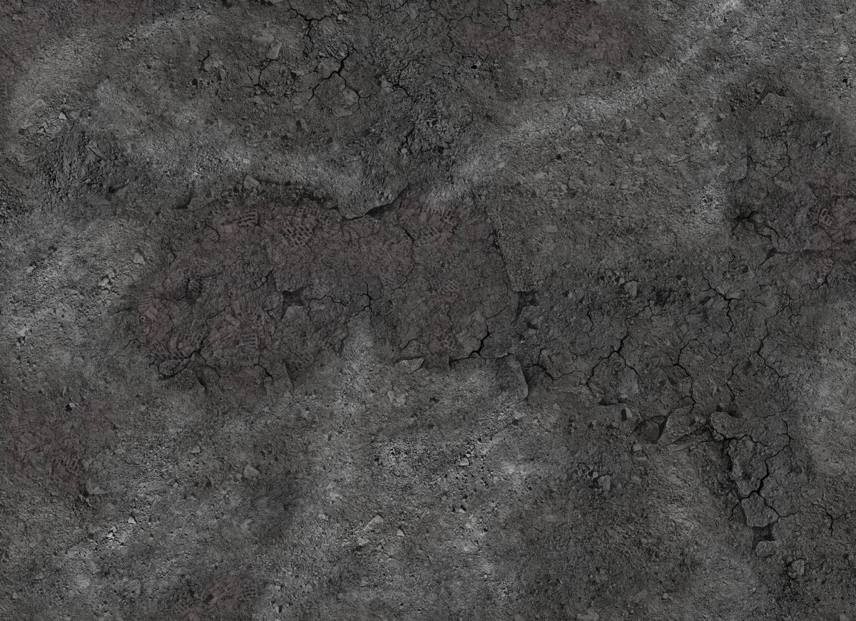 Ashen Wastelands - Neoprene Battle Mat - Warhammer, AoS, 40K, Kill Team, MCP, Shatterpoint, Legion, Deadzone, More - 22x30