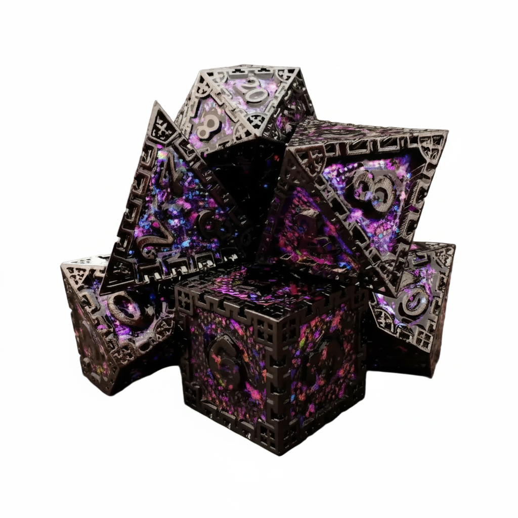 Assimilation Dice Set | Metal Dice