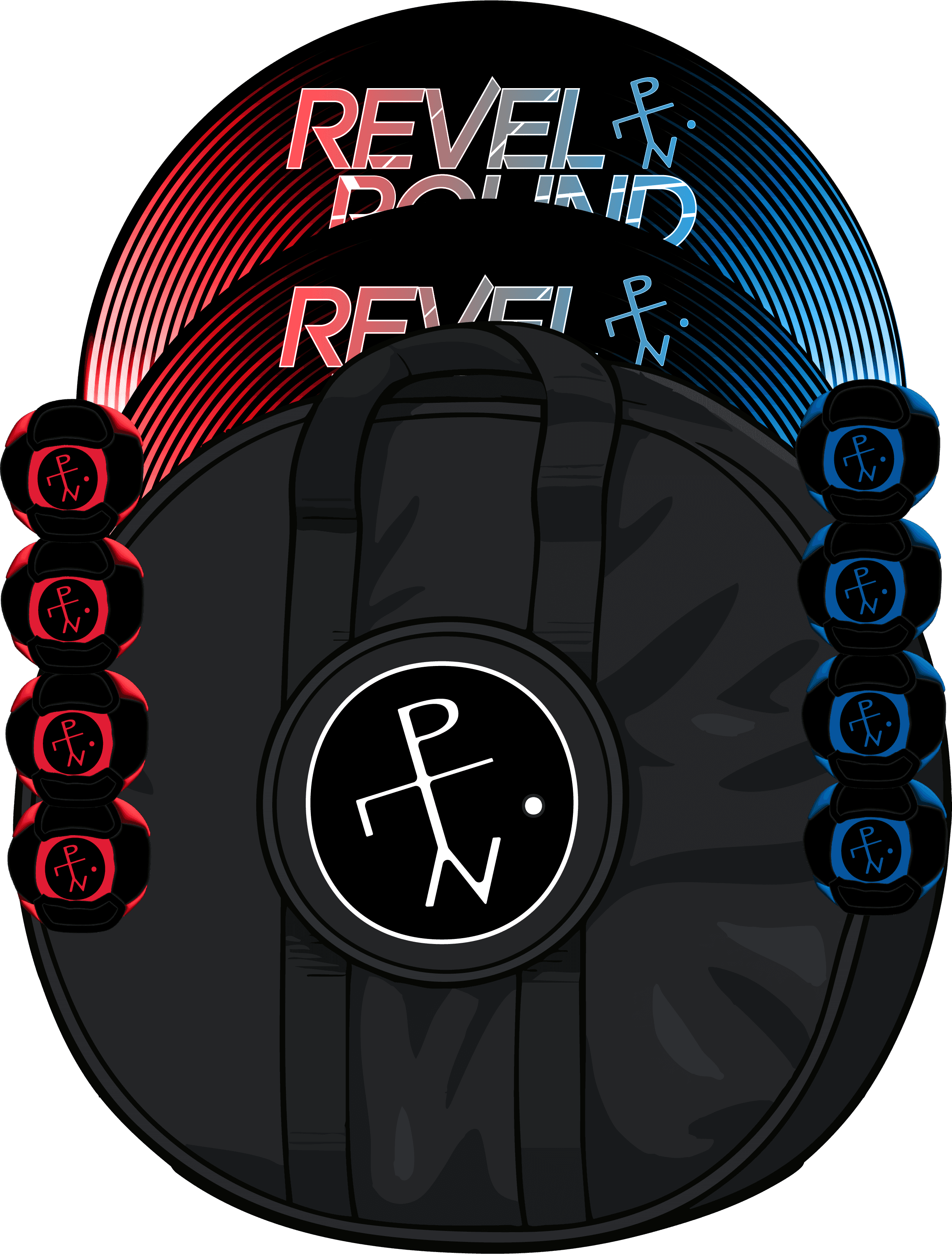 💿 Turntable Edition | Red & Blue Remix - HackPack / No Carry Case
