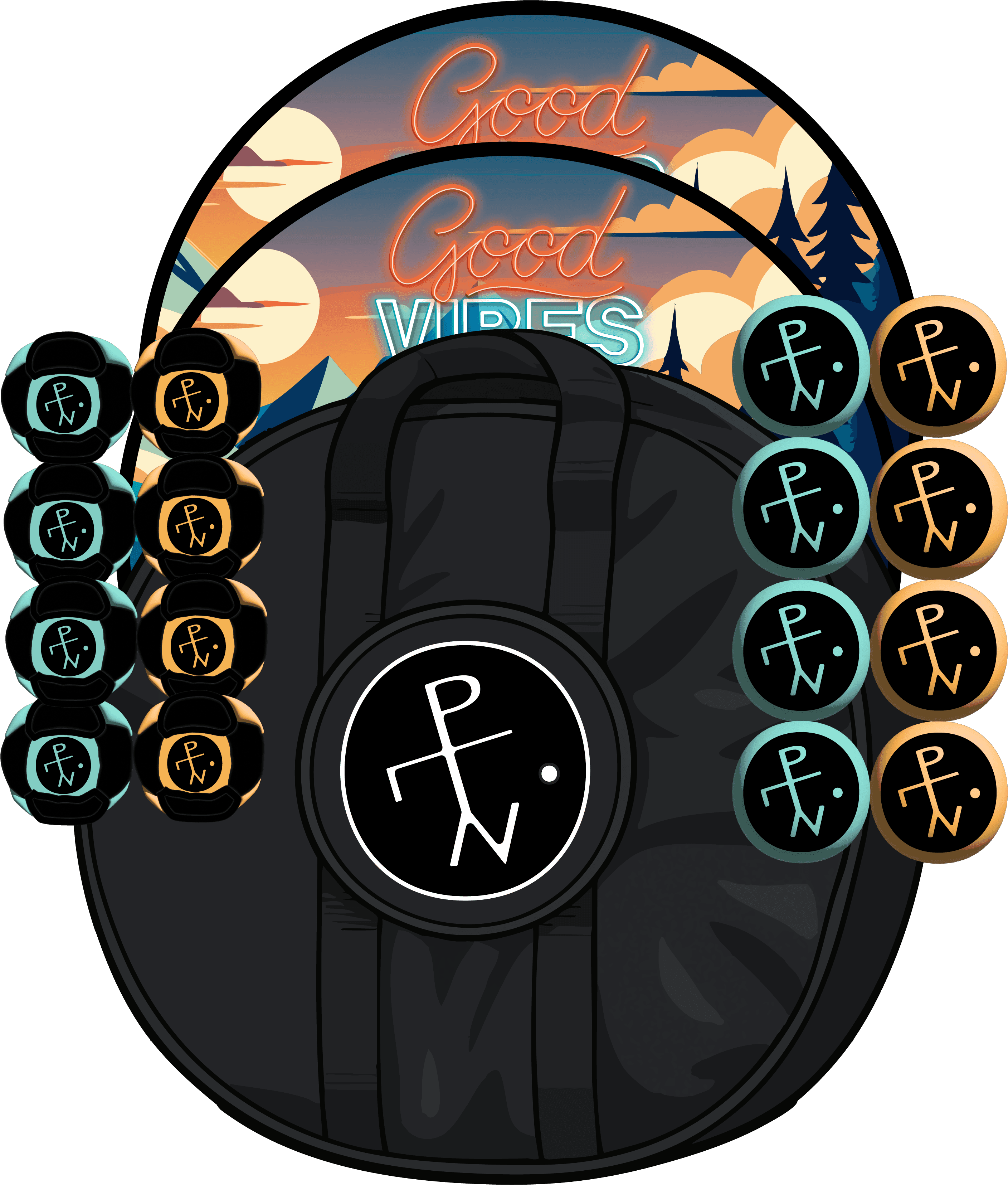 🌞 Good Vibes Edition - Good Vibes Edition / I Want Both / Standard Carry Case