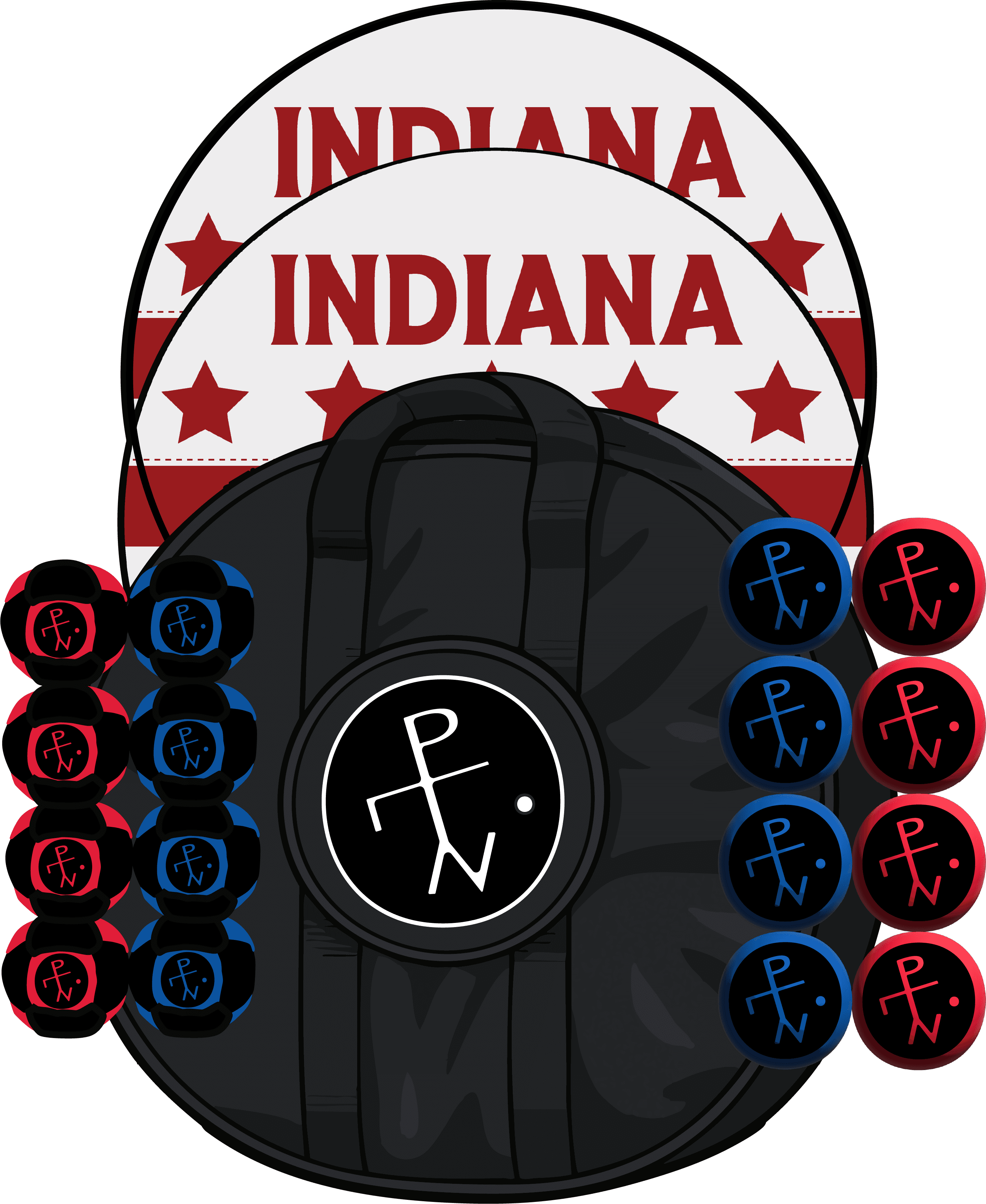 🏟️ Indiana Edition - Indiana Edition / Both Styles / Standard Carry Case