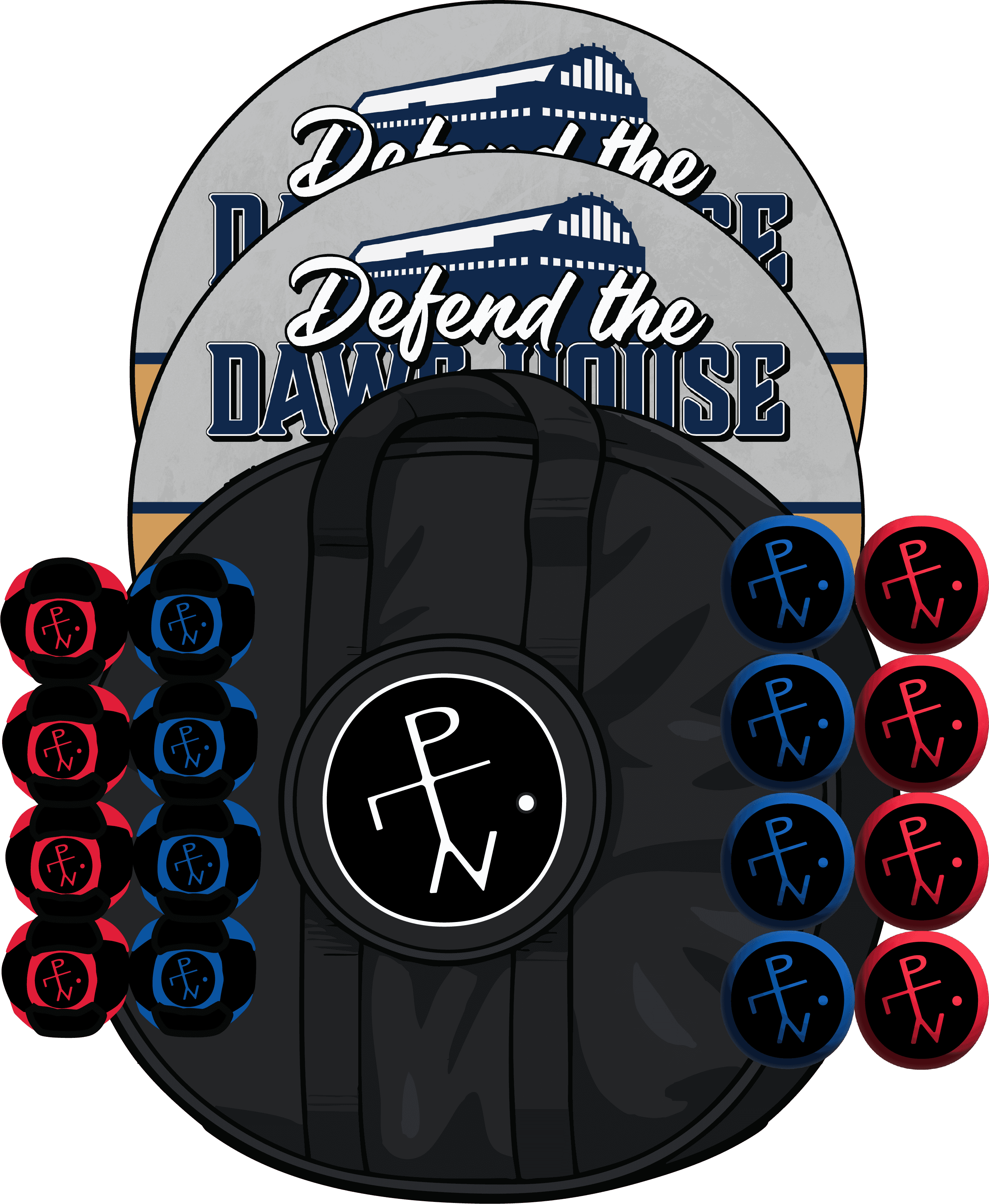 🦴 Defend the Dawg House Edition - Defend the Dawg House Edition / Both Styles / Standard Carry Case
