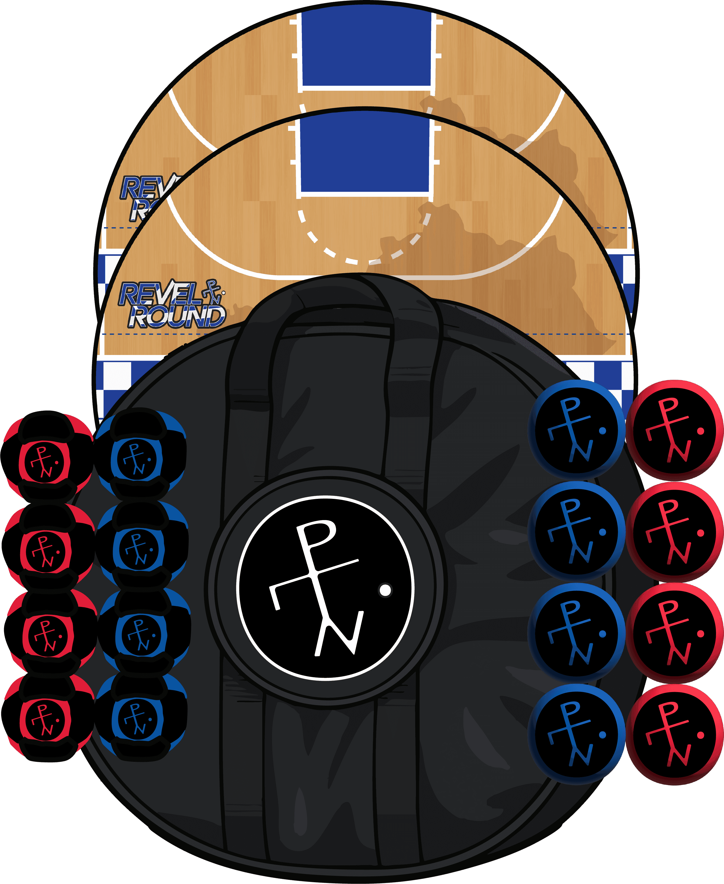 🐾 Go Big Blue Edition - Go Big Blue Edition / Both Styles / Standard Carry Case