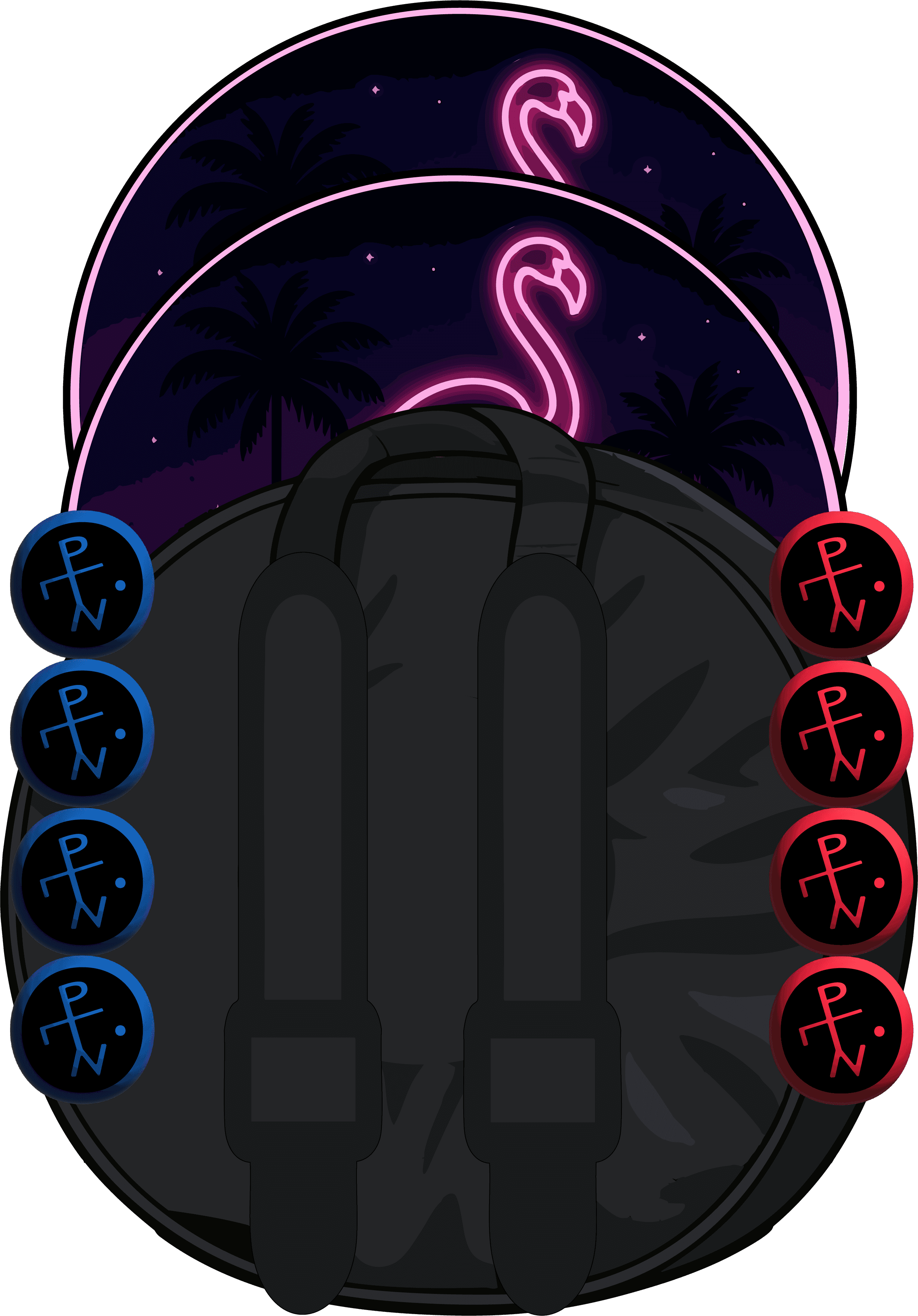 🦩 Midnight Flamingo Edition - Midnight Flamingo Edition / SaucePack / BackPack