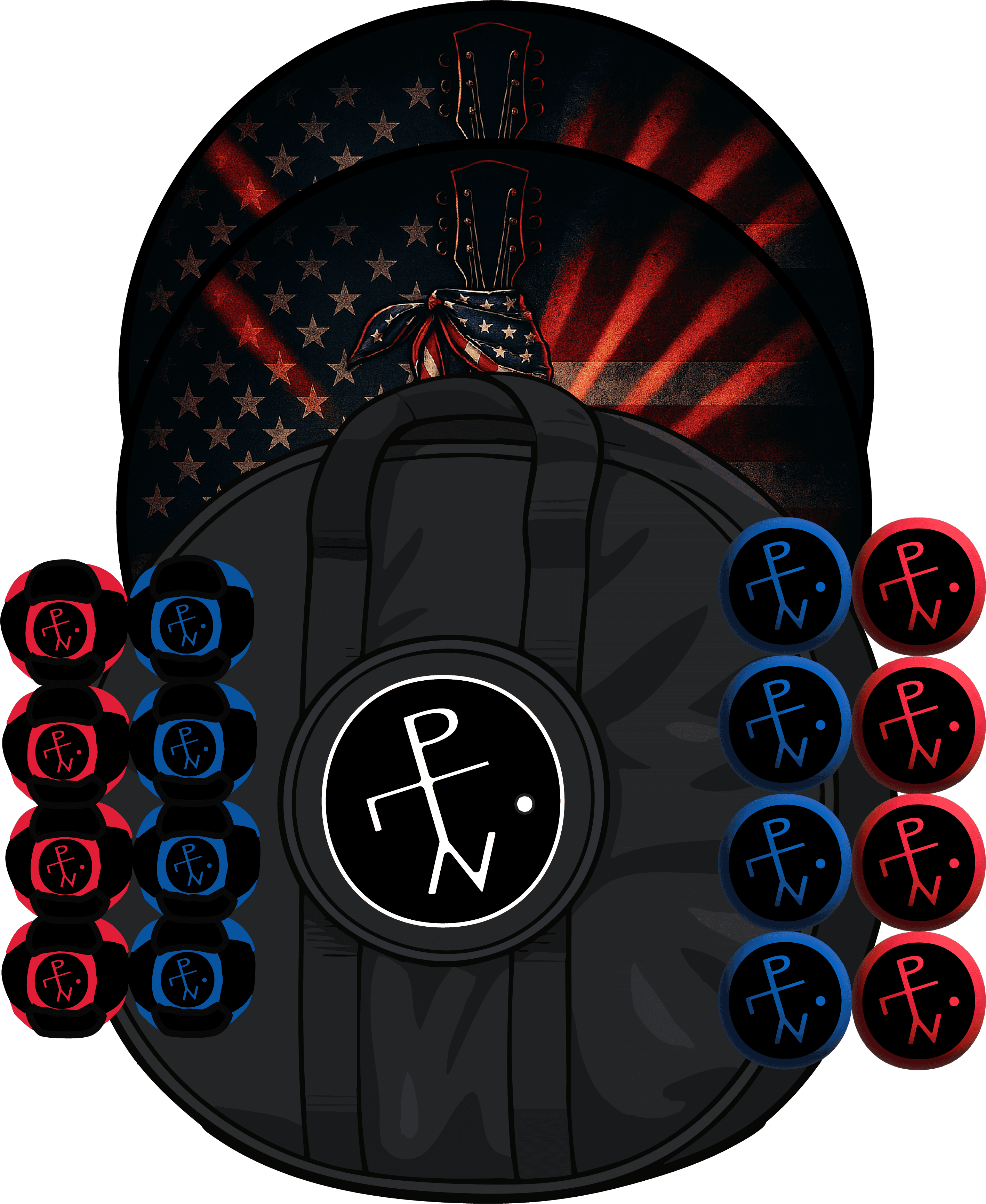 🎸 American Rock Edition - American Rock Edition / Both Styles / Standard Carry Case