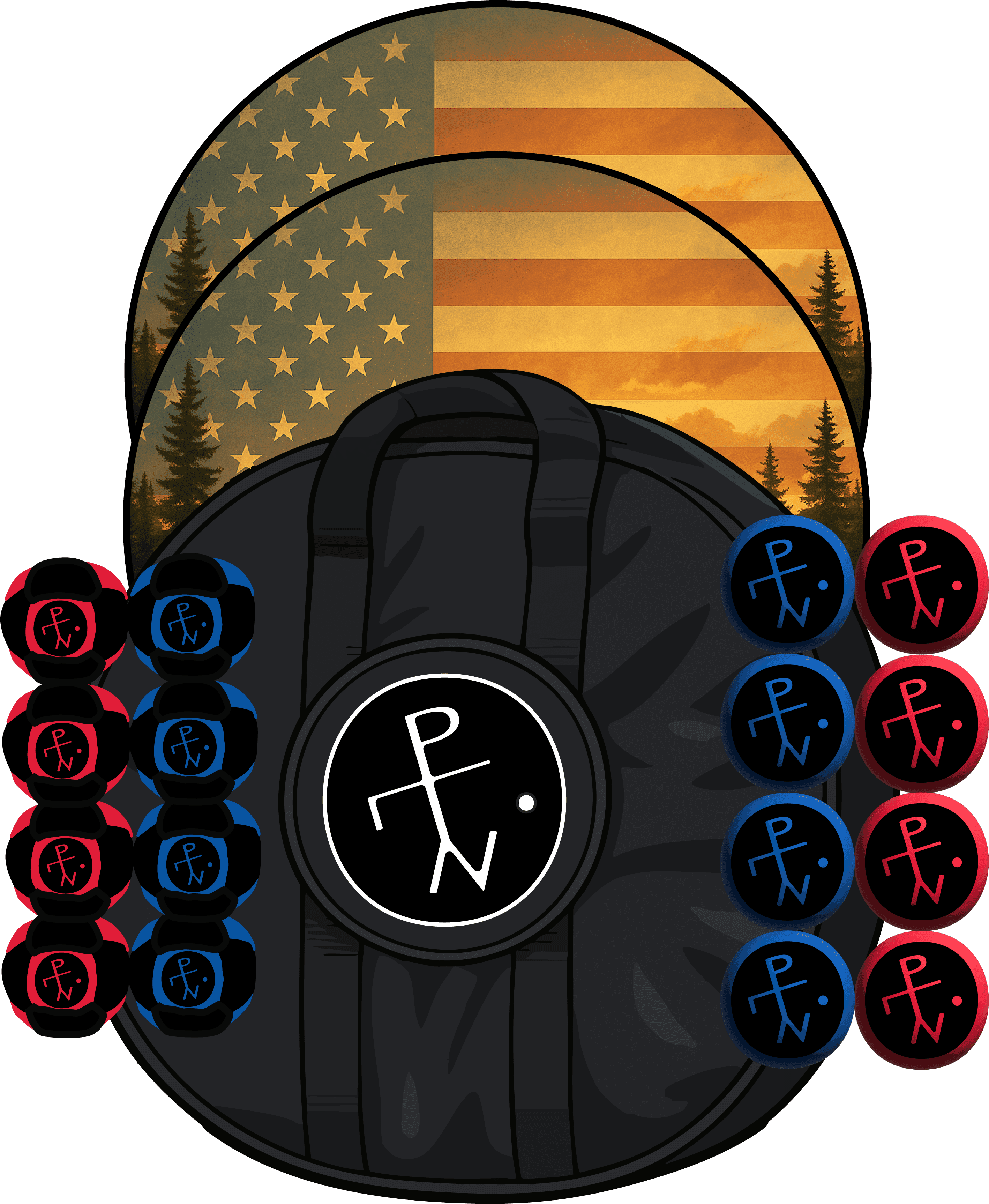 🇺🇸 Land of the Free Edition - Both Styles / Standard Carry Case