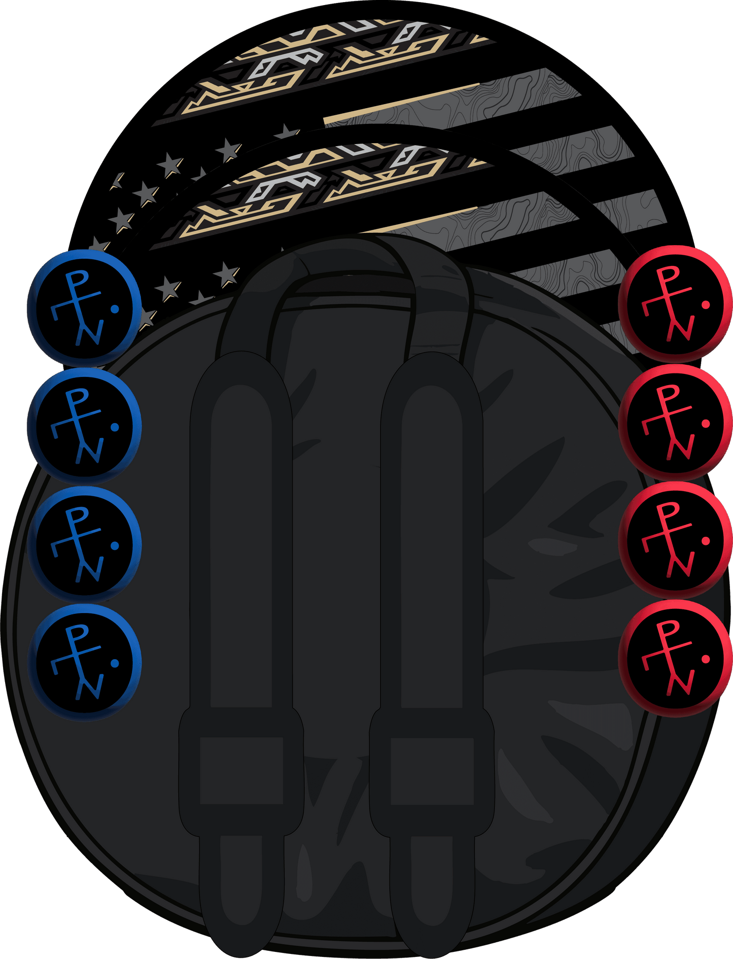 🇺🇸 American Swag Black/Gold - SaucePack / BackPack