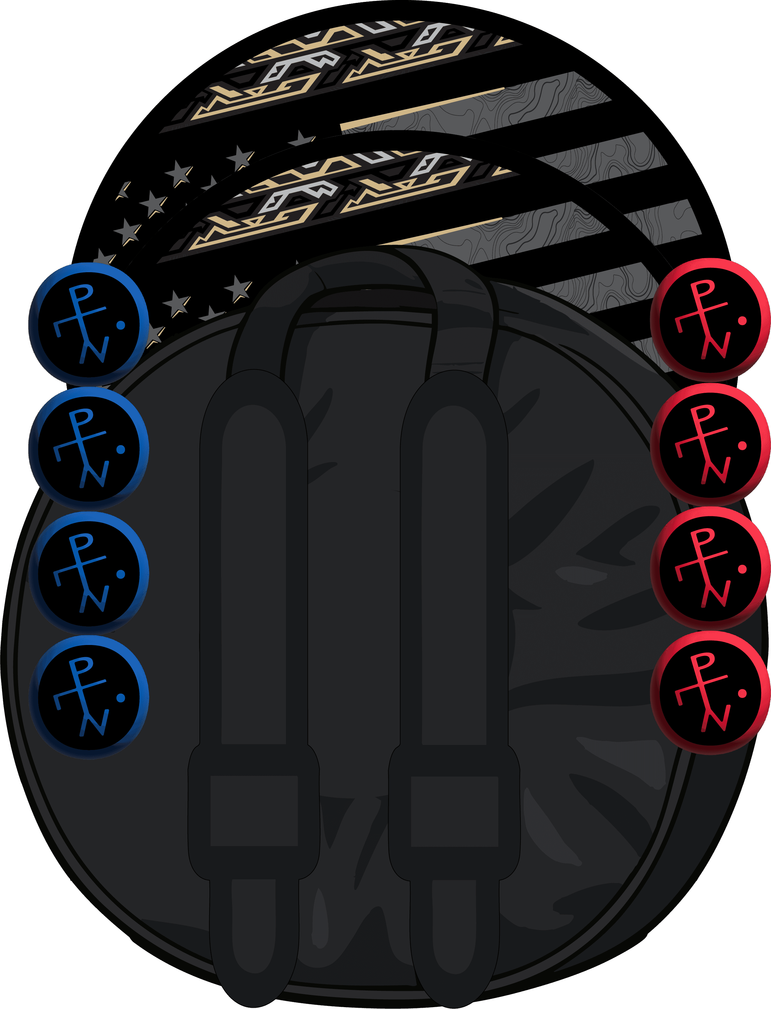 🇺🇸 American Swag Black/Gold - SaucePack / BackPack