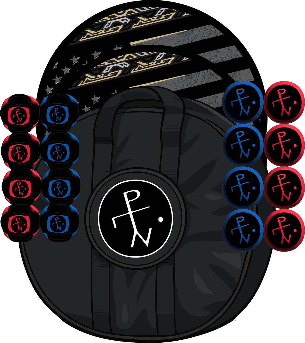 🇺🇸 American Swag Black/Gold - Both Styles / Standard Carry Case