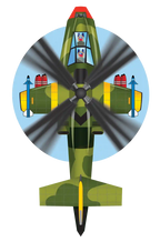 FlightZone 54 inch tall Attack Copter