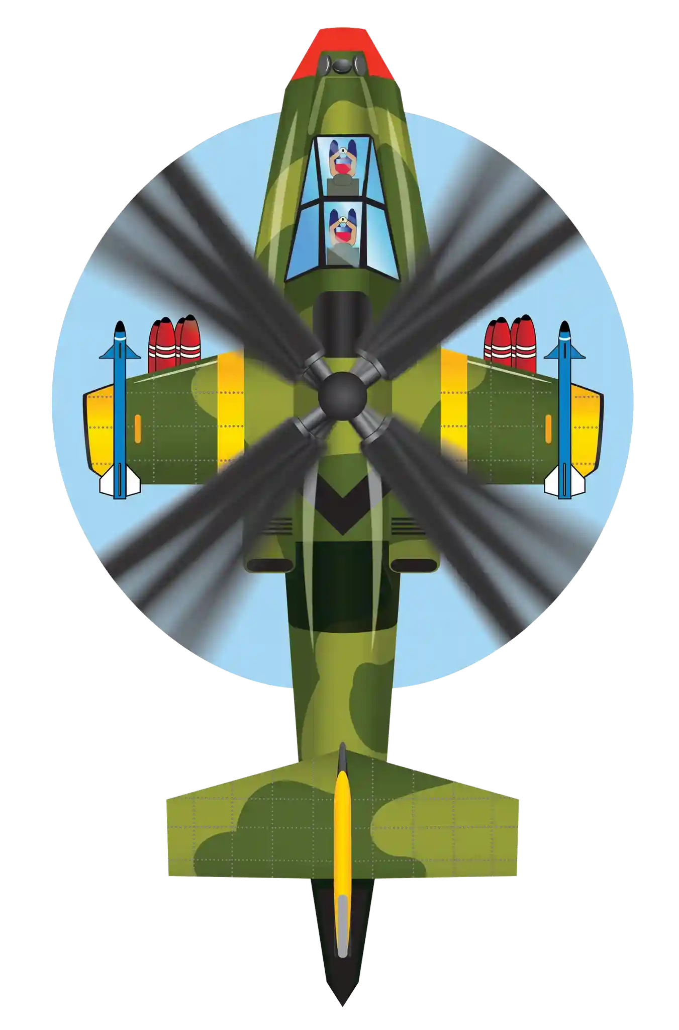 FlightZone 54 inch tall Attack Copter