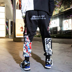 APE2883 Waves Artwork Joggers - S
