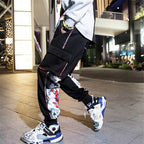 APE2883 Waves Artwork Joggers - S