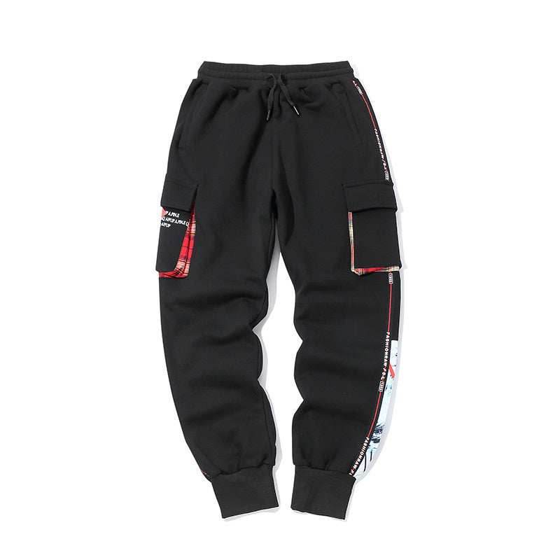 APE2883 Waves Artwork Joggers - S