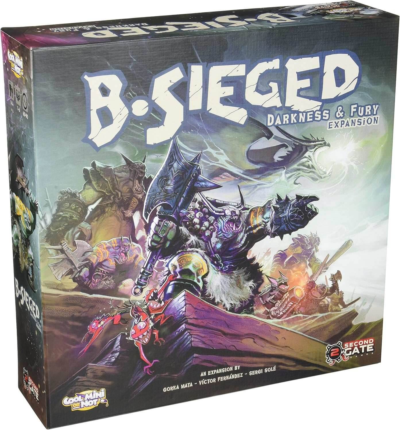 B-Sieged Darkness & Fury Board Game Expansion - 