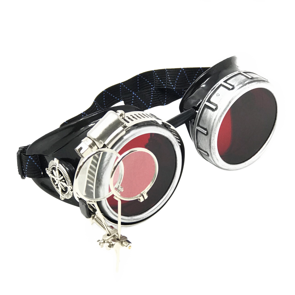 DJ approved glasses Rave eyewear with magnifying eye loupes kaleidoscope lenses