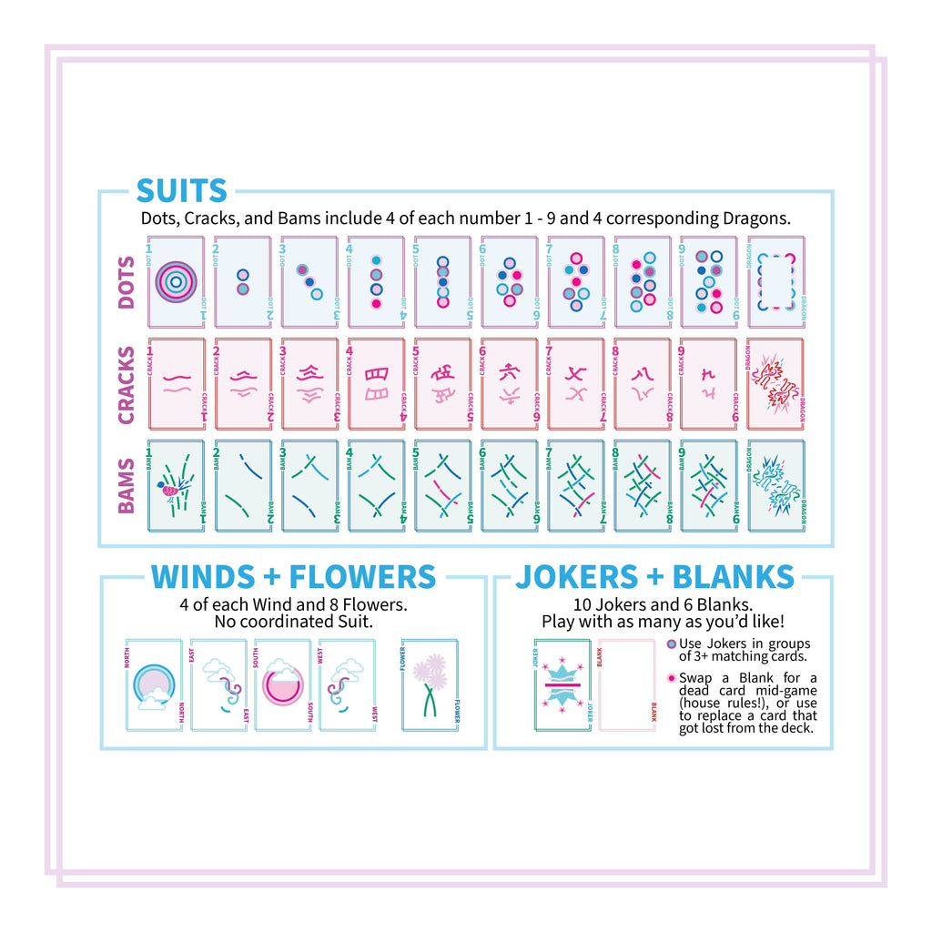 Play Away Mahjong Cards: Modern Edition - Deck