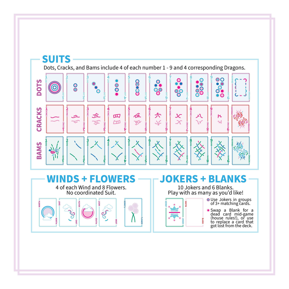 Play Away Mahjong Cards: Modern Edition - Deck