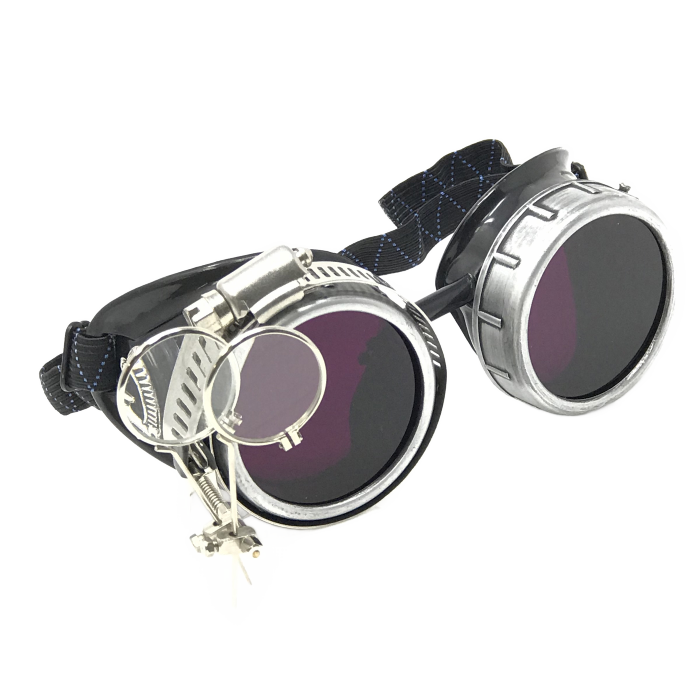 DJ approved glasses Rave eyewear with magnifying eye loupes kaleidoscope lenses