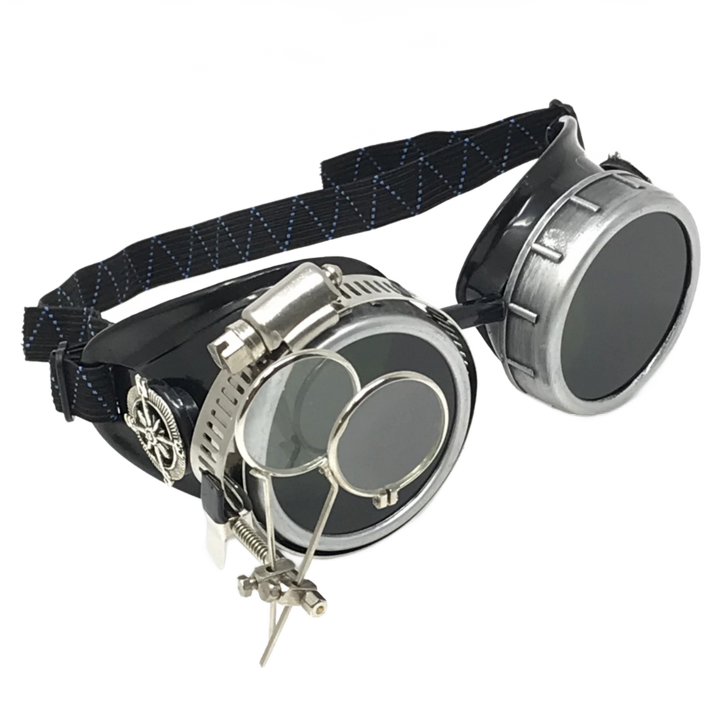 DJ approved glasses Rave eyewear with magnifying eye loupes kaleidoscope lenses