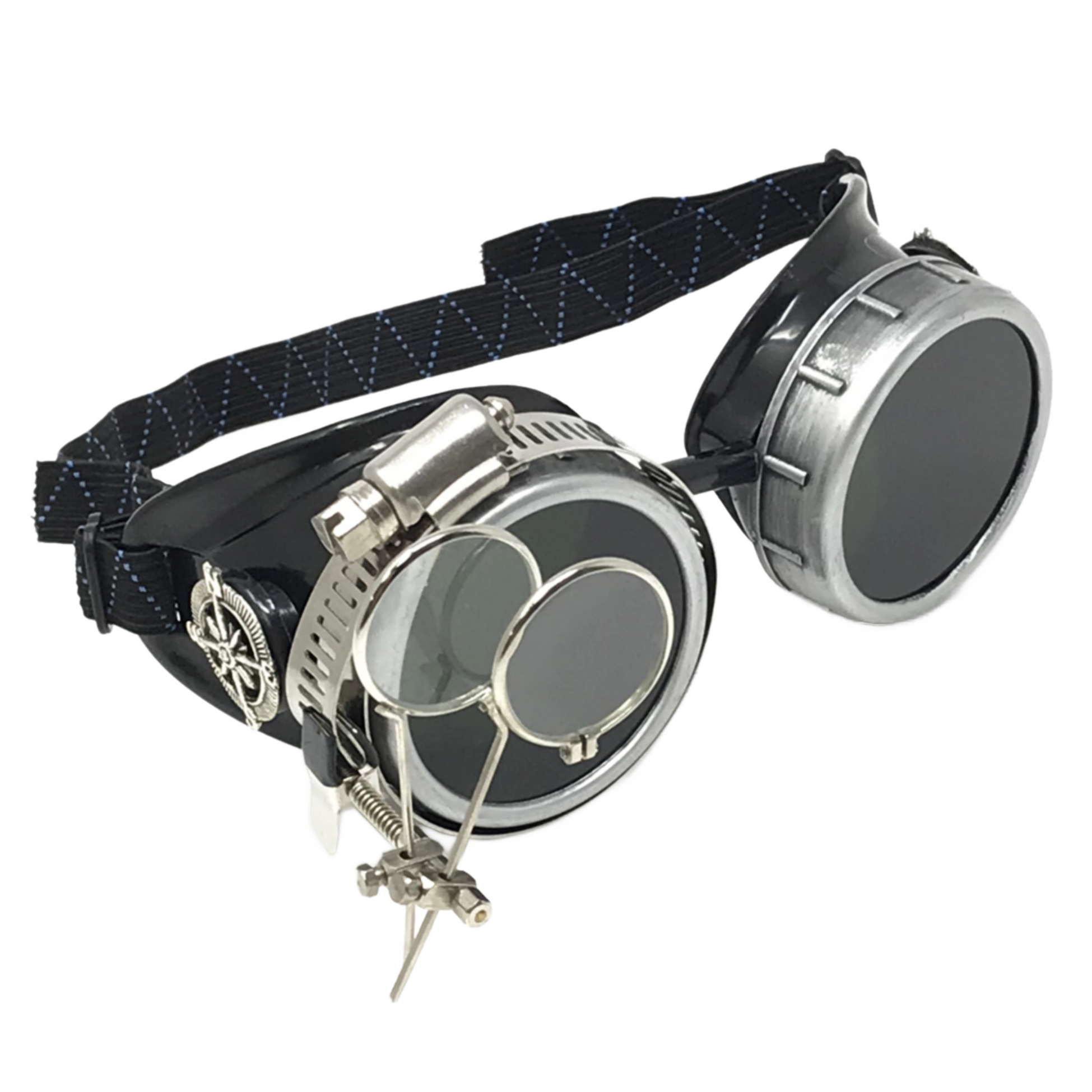 DJ approved glasses Rave eyewear with magnifying eye loupes kaleidoscope lenses
