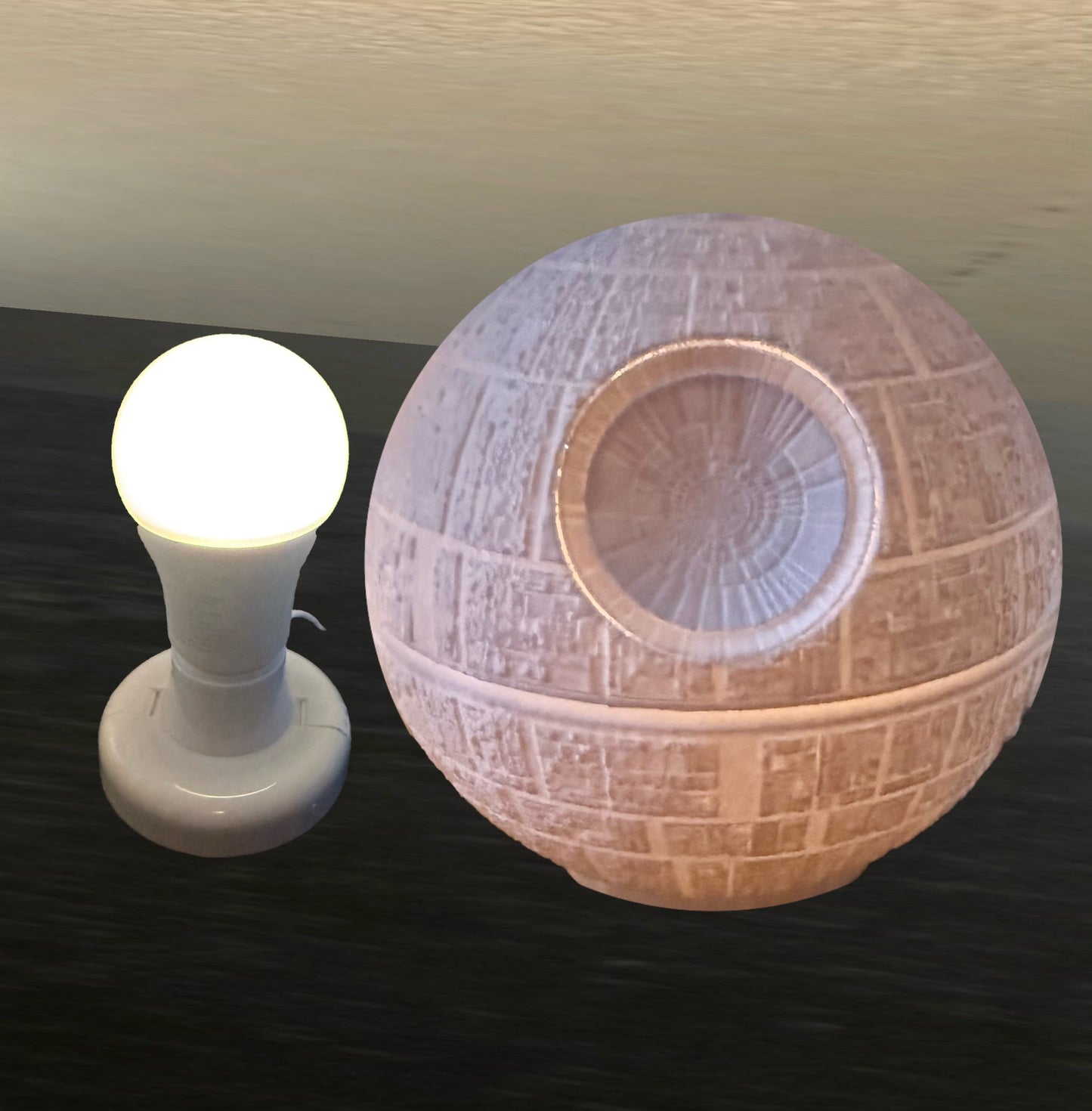 3D Printed Sphere Lamp Shade