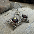 Annalise Gemstone Trinity Knot Earrings