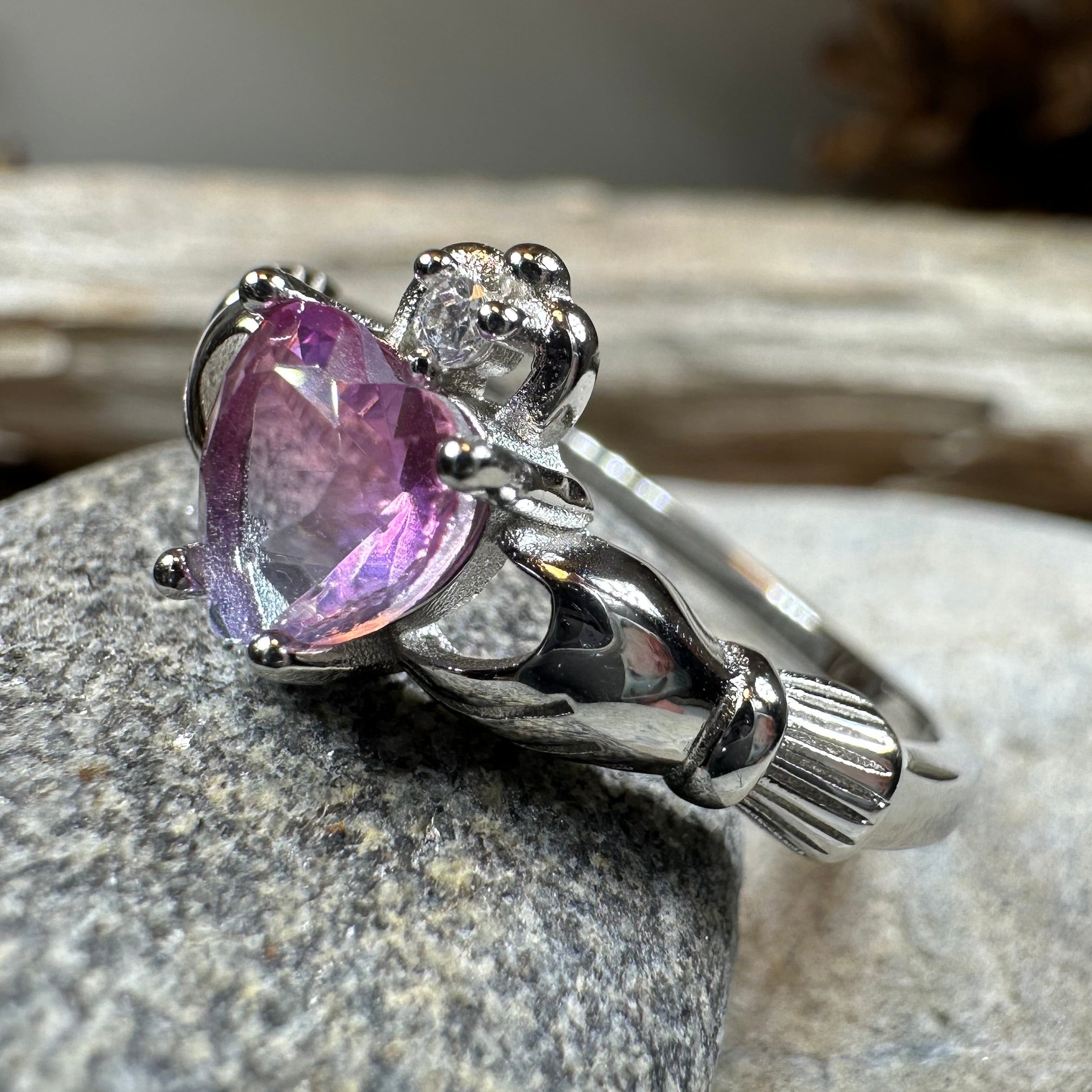 Ombre Claddagh Ring