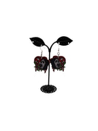 Ghost Face Scream Christmas Earrings