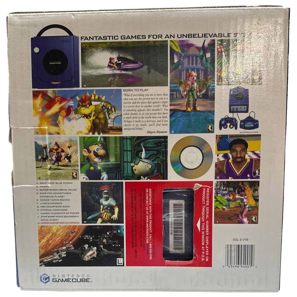 Indigo GameCube System (with 2 Original NGC Controllers) - Role-Players