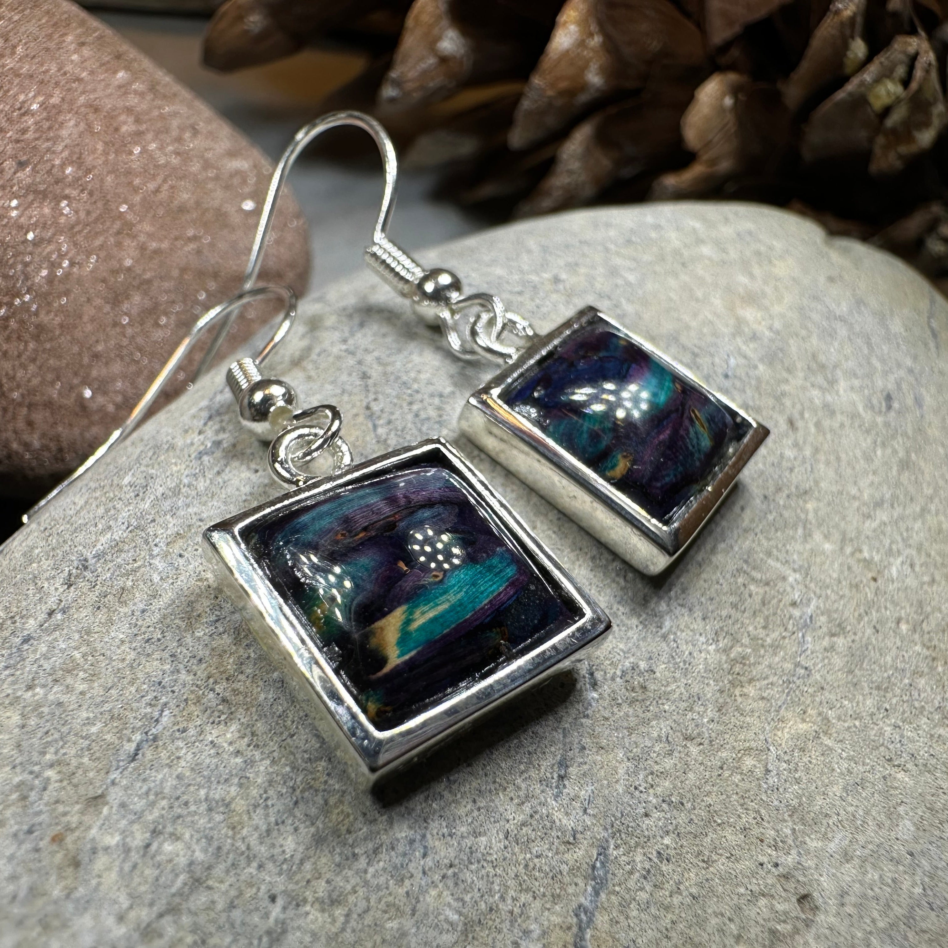 Heathergems Square Earrings