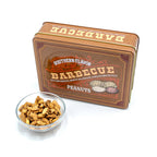 Southern BBQ Peanuts Men's Gift Tin – 3 Gourmet BBQ Flavors | Texas, Memphis & Carolina Peanuts
