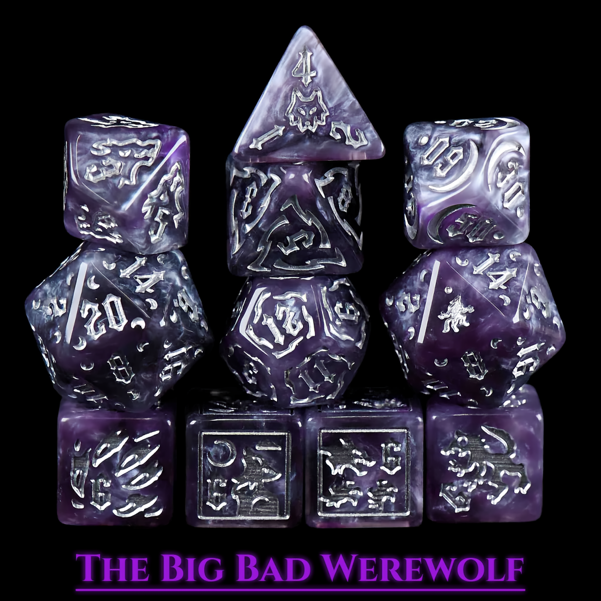 Big Bad Werewolf Dice Set