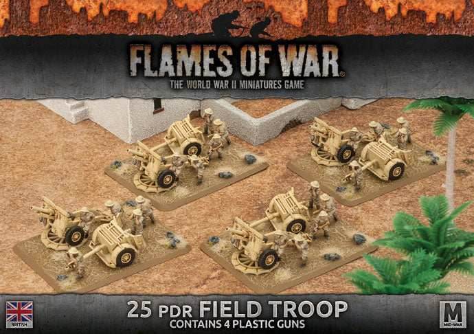 Flames of War: British 25 pdr Field Troop (Mid War) - 
