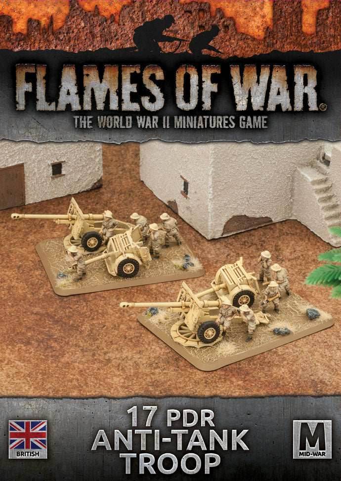 Flames of War: British 17 pdr Anti-Tank Troop (Mid War) - 