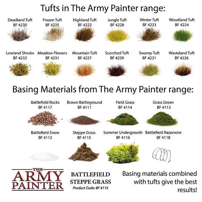 Army Painter Tools: Basing: Steppe Grass - 