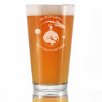 Age on Mars 30 - Pint Glass for Beer - Unique Funny 30th Birthday Gifts for Women and Men - 16 oz Glasses